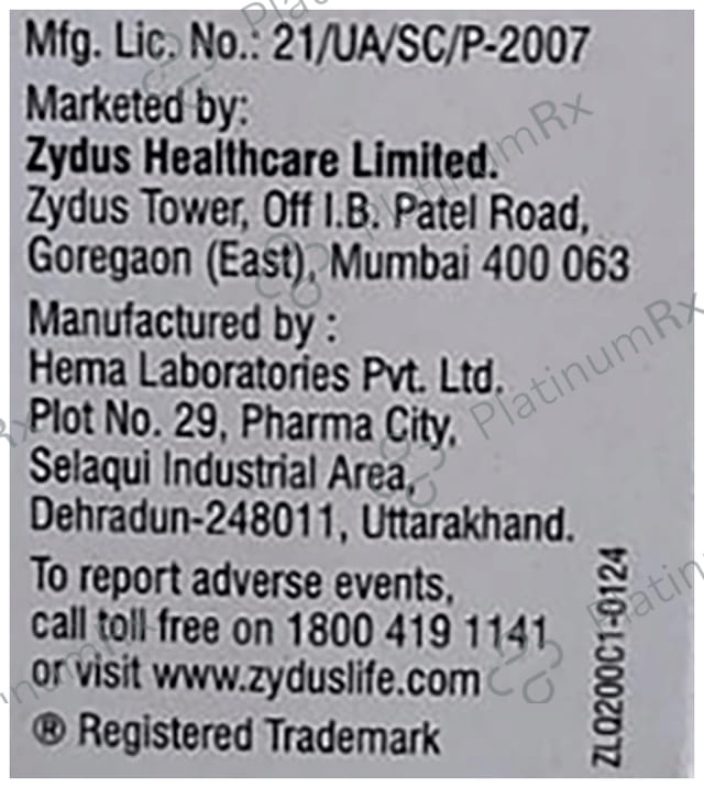 Zithrocin 200/5ml Syrup 15ml