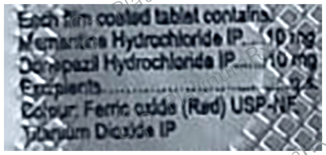 Donep M Plus 10/10mg Tablet 10s