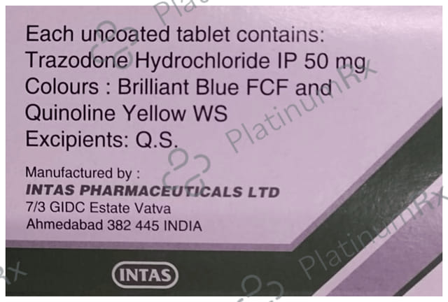 Trazonil 50mg Tablet 15s