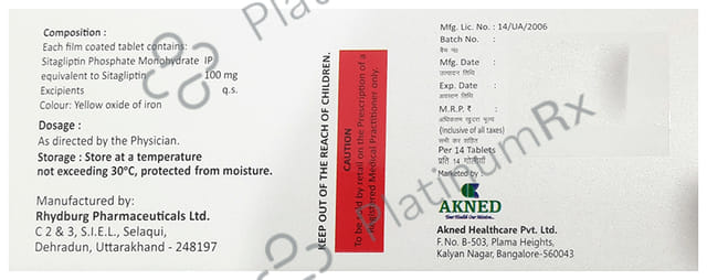 Sitafirst 100mg Tablet