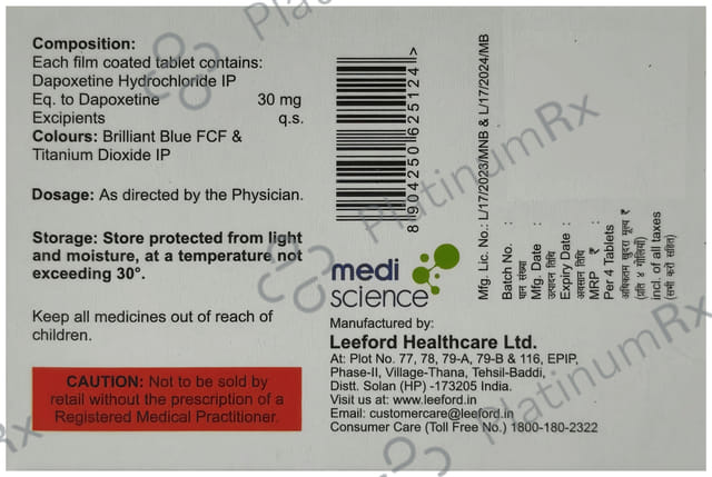 Poxestay 30mg Tablet