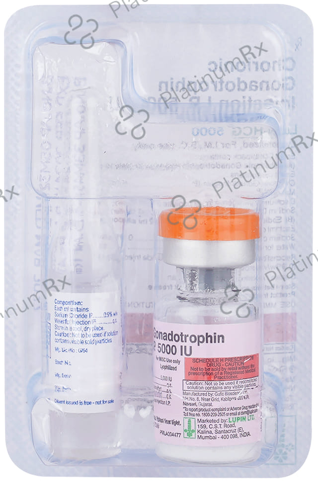 Lupi HCG 5000IU Injection 1s