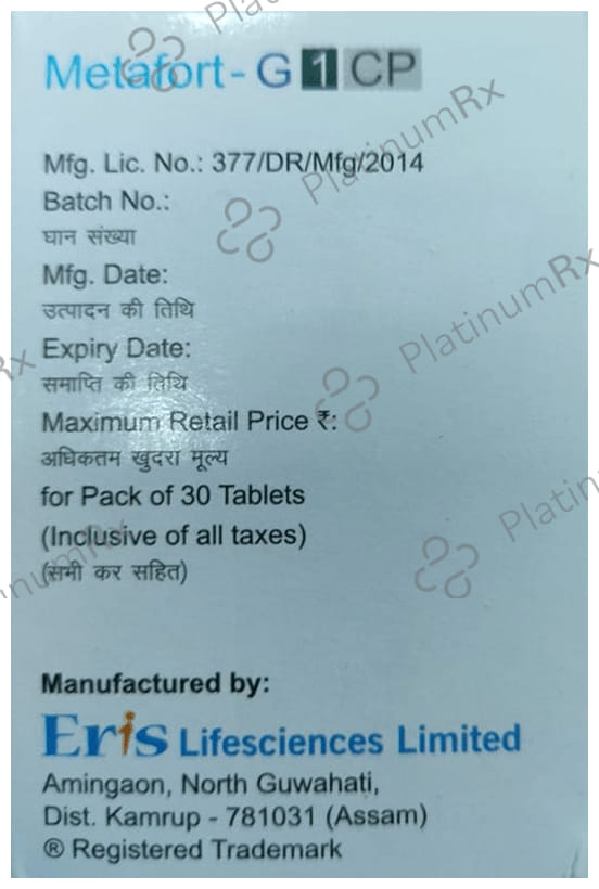 Metafort G1 CP Tablet PR