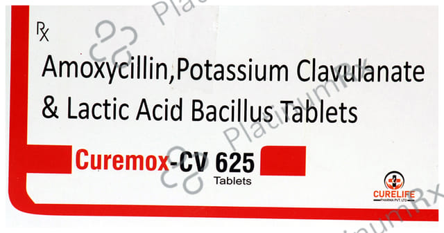 Curemox-CV 625 Tablet