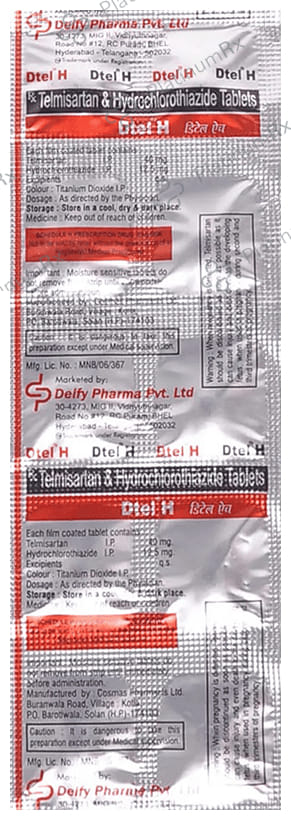DTEL H 40mg/12.5mg Tablet