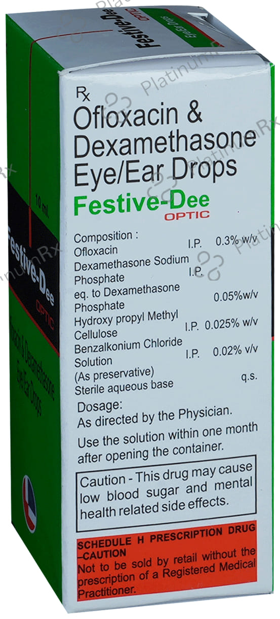 Festive Dee Optic Eye/Ear Drop 10ml