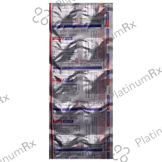 Telvas Beta 50/40mg Tablet ER 10s