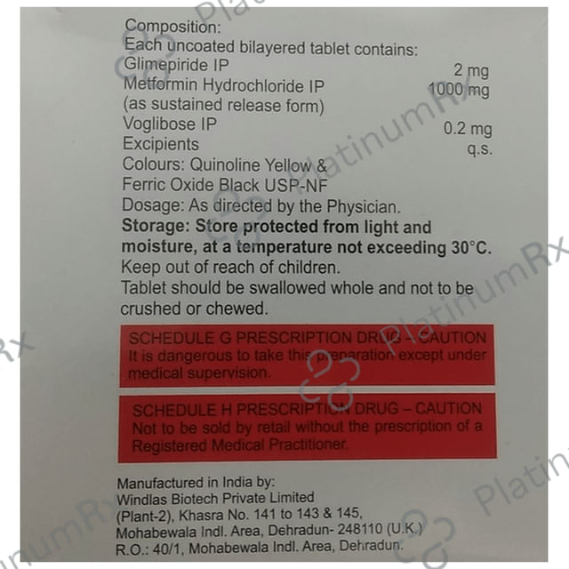 Glimisave MV 2.2F Tablet SR