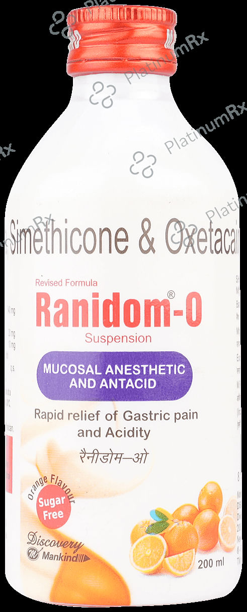 Ranidom O Orange Oral Suspension 200ml