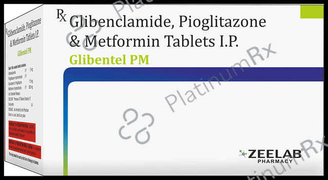 Glibentel PM 5/500/15mg Tablet 10s