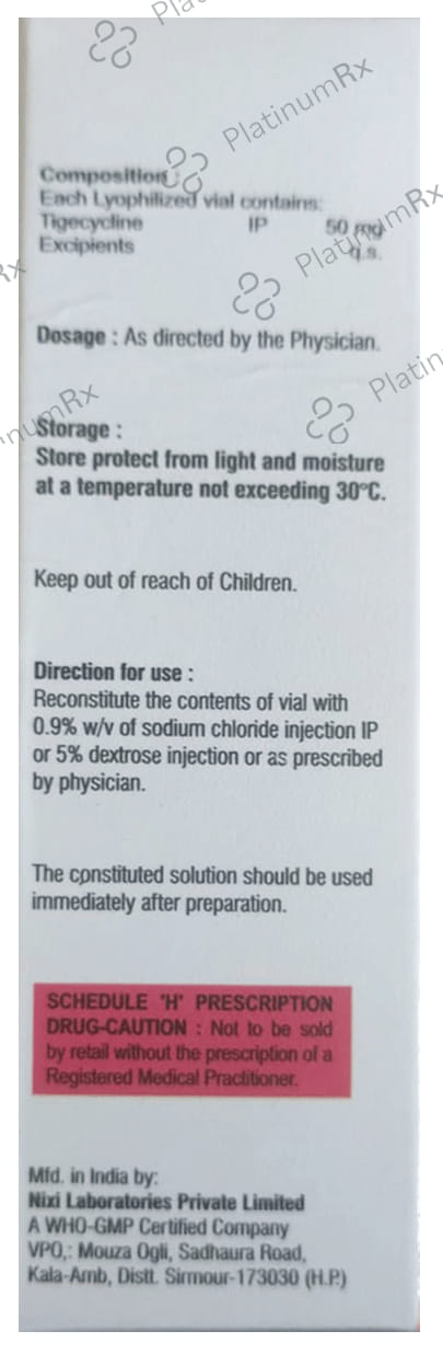 Tigisure 50mg Injection 1s