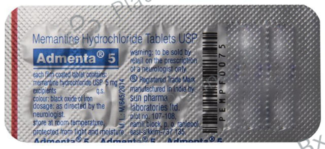 Admenta 5mg Tablet 10s