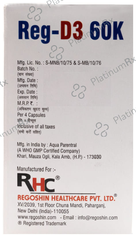 Reg D3 60K Softgel Capsule 4s
