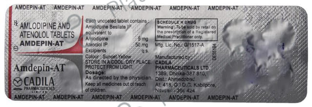 Amdepin AT 5/50mg Tablet 14s