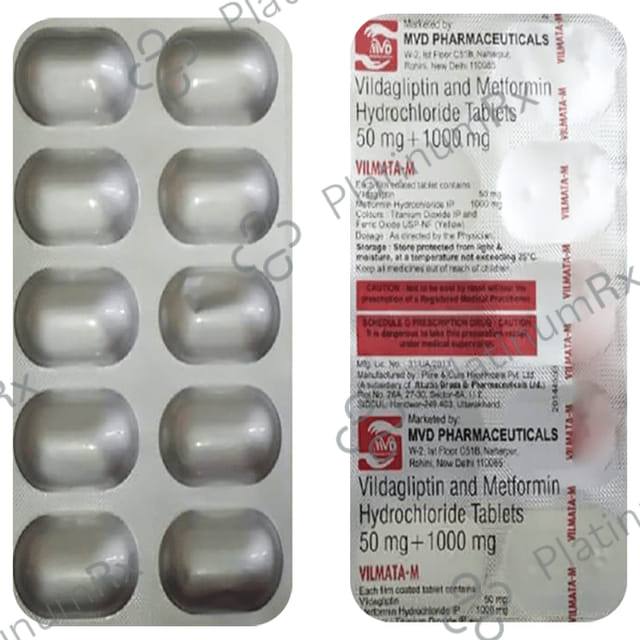 Vilmata M 1000mg/50mg Tablet
