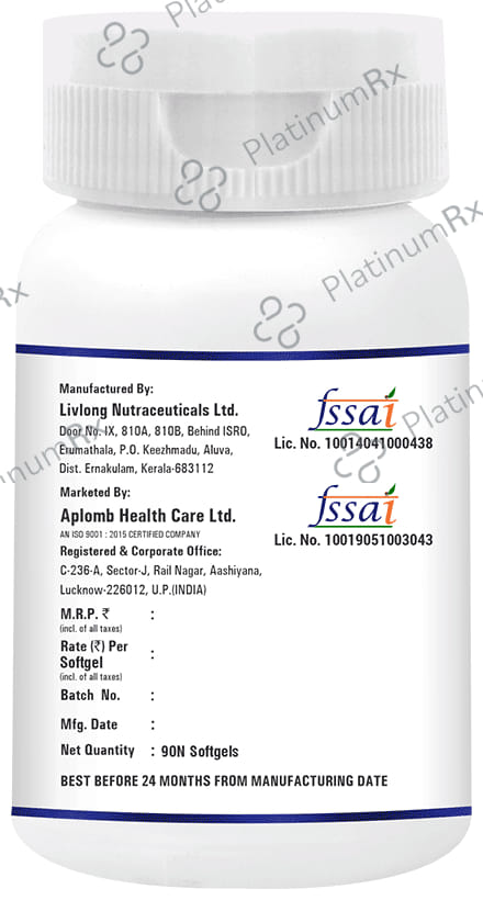 Aplomb Omega 3 Flax Seed Oil Softgel 90s