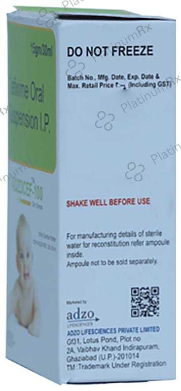 Adzocef 100mg Dry Syrup 30ml