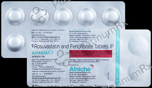 Alfastat F 160/10mg Tablet 10s
