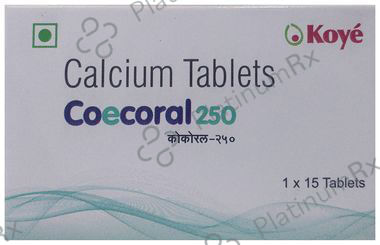 Coecoral 250mg Tablet 15s