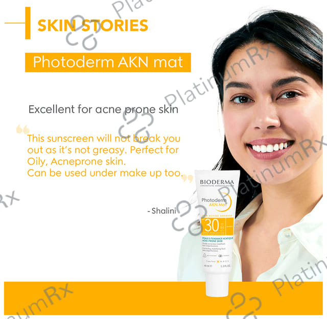Bioderma Photoderm AKN SPF 30 Mat SunscreenLotion 40ml