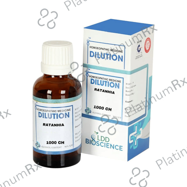 LDD Bioscience Ratanhia Dilution 1000 CH 30 ml