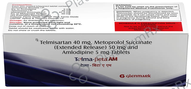 Telma Beta AM 5/40/50mg Tablet 10s