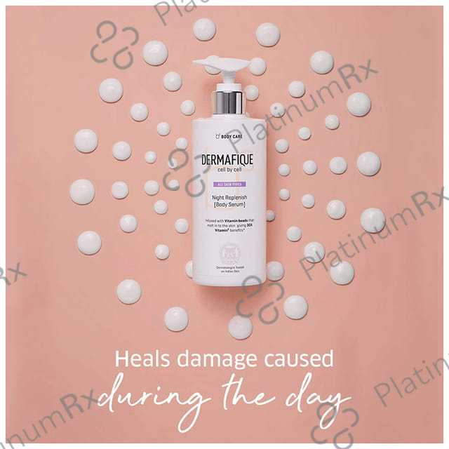 Dermafique All Skin Types Night Replenish Body Serum