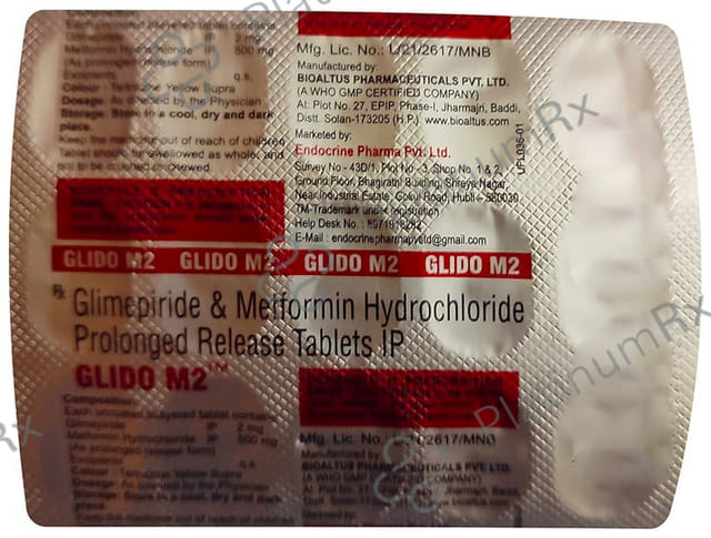 Glido M2 Tablet PR