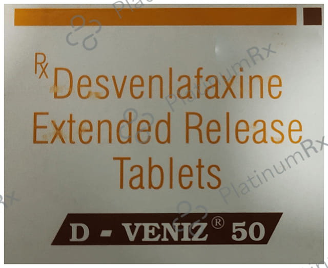 D Veniz 50mg Tablet ER 10s
