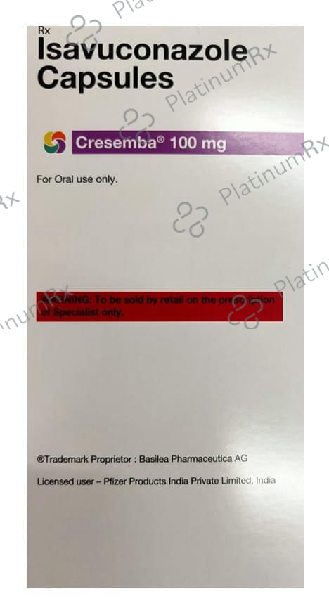 Cresemba 100mg Capsule 14s