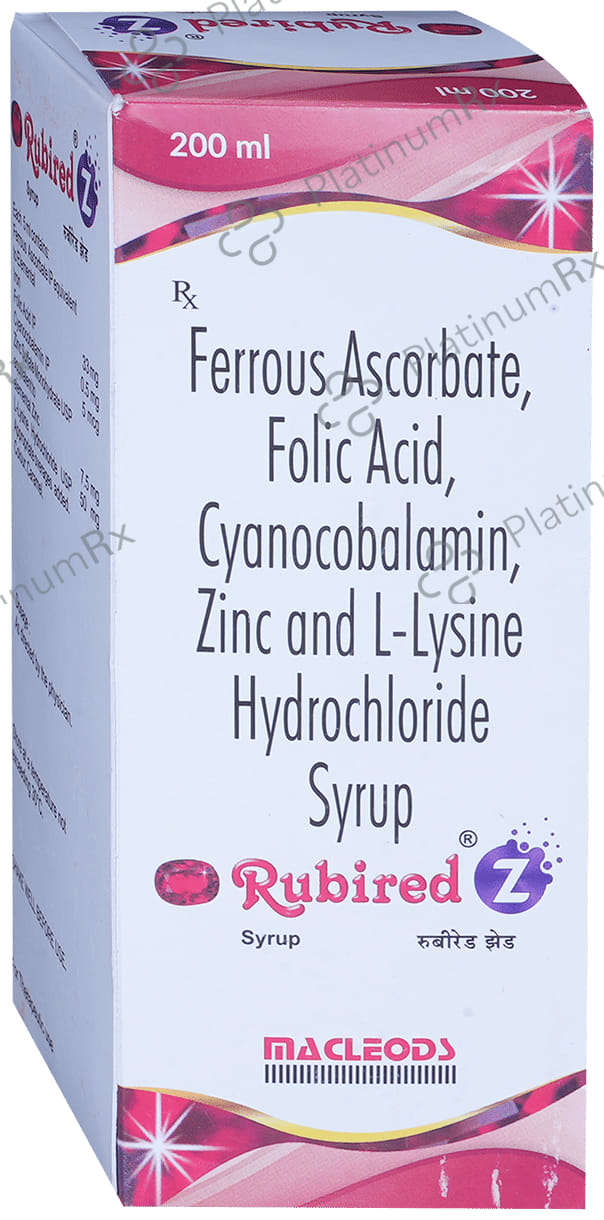 Rubired Z Syrup 200ml