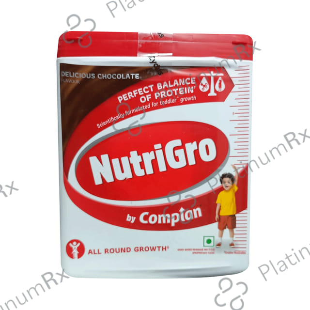 Nutrigro By Complan Protein 2 to 6 Years Delicious Chocolate Flavour Powder 400gm
