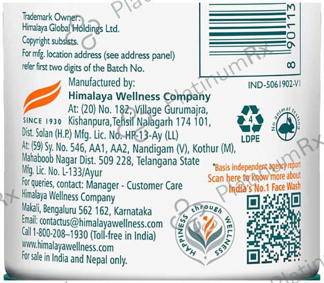 Himalaya Herbals Purifying Neem Face Wash 100ml