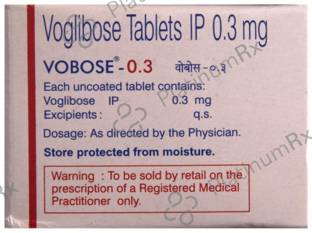 Vobose 0.3mg Tablet 10s
