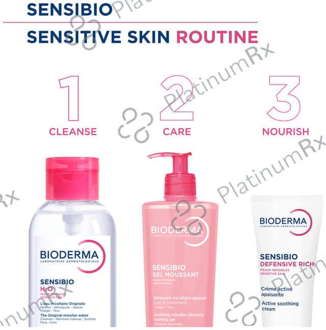 Bioderma Sensibio Gel Moussant Soothing Micellar Cleansing Foaming Gel 500 ml