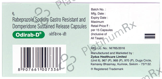 Odirab D 30mg/20mg Capsule