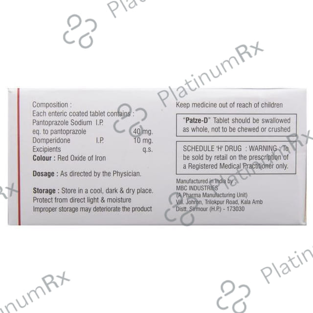 Patze-D Tablet