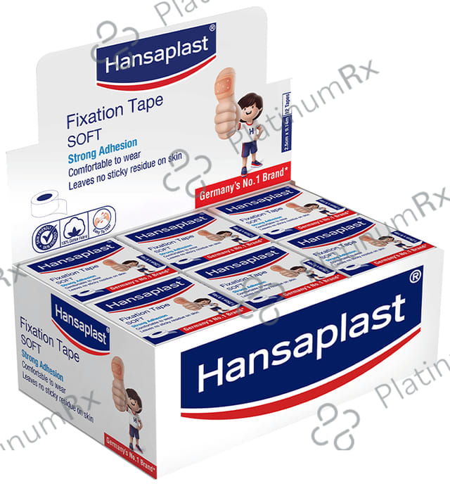 Hansaplast Soft Fixation Tape 1 X (5cm x 9.14m)