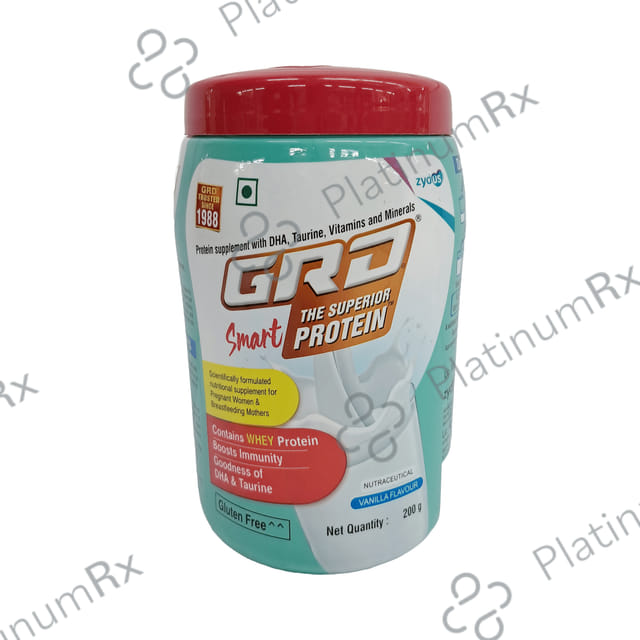 GRD Smart Protein Gluten Free Vanilla Flavour Powder 200gm