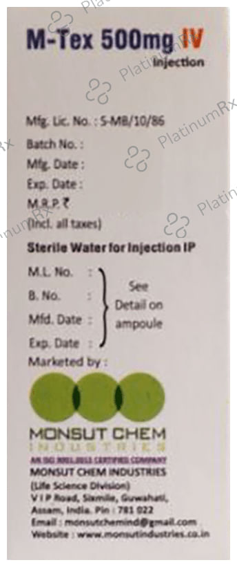 M Tex 500mg Injection