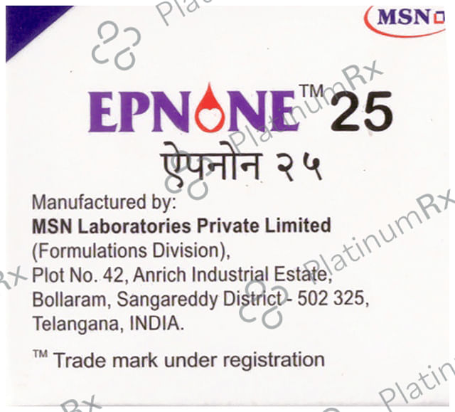 Epnone 25mg Tablet 10s