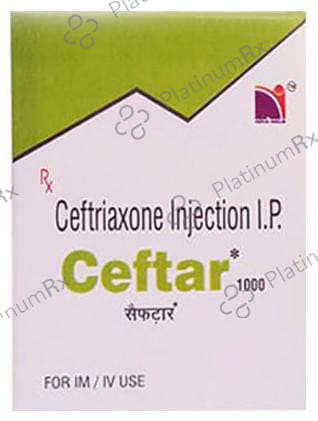 Ceftar 1000mg Injection 1s