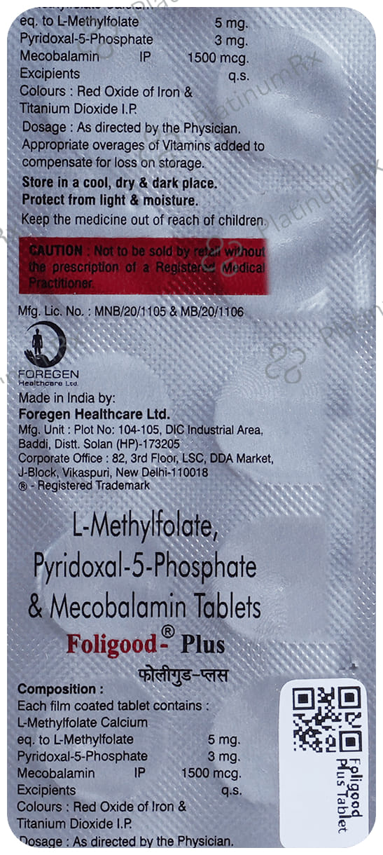 Foligood Plus Tablet 10s