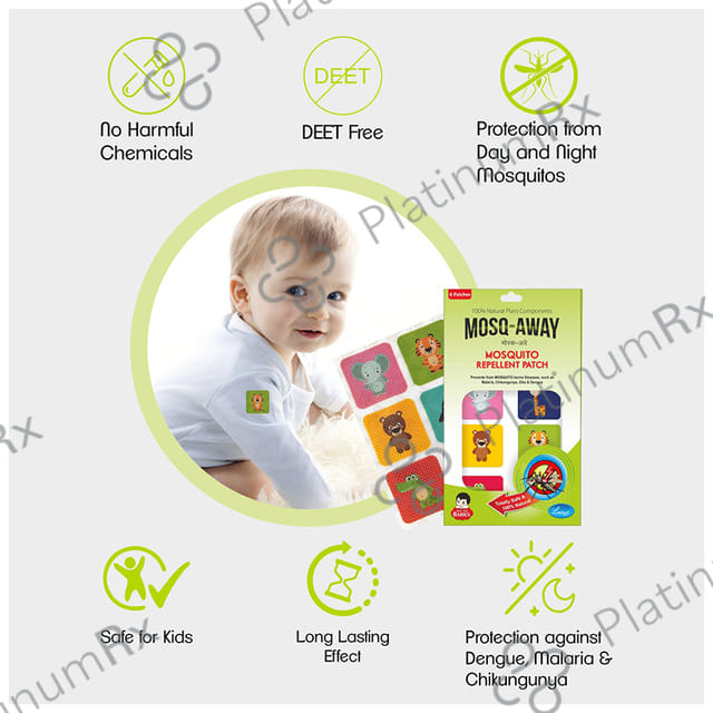 Leeford Mosq-Away Mosquito Repellent Patch