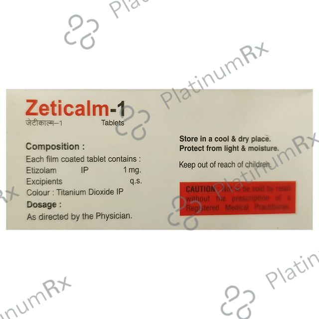 Zeticalm 1 Tablet