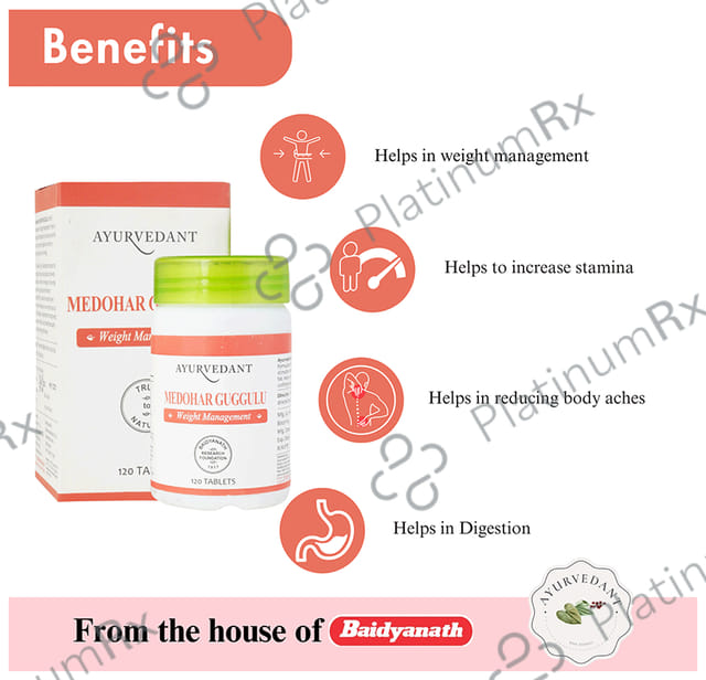 Baidyanath Ayurvedant Medohar Guggulu