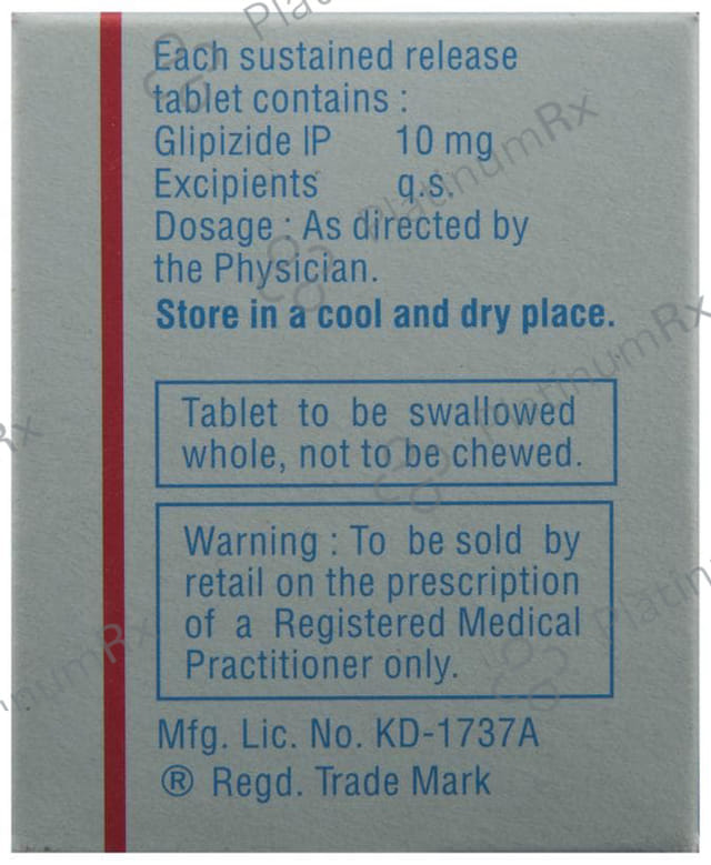 Glynase XL 10mg Tablet 10s