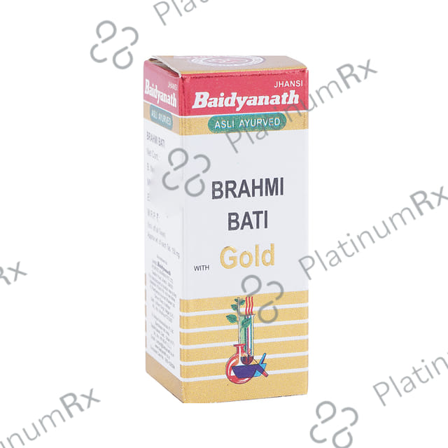 Baidyanath (Jhansi) Brahmi Bati with Gold 25 tablets