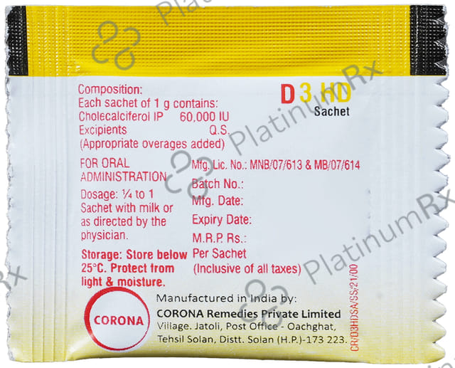D3 HD Sachet 1gm