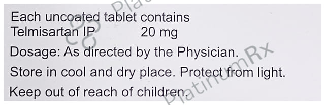 Telmiduce 20mg Tablet 15s